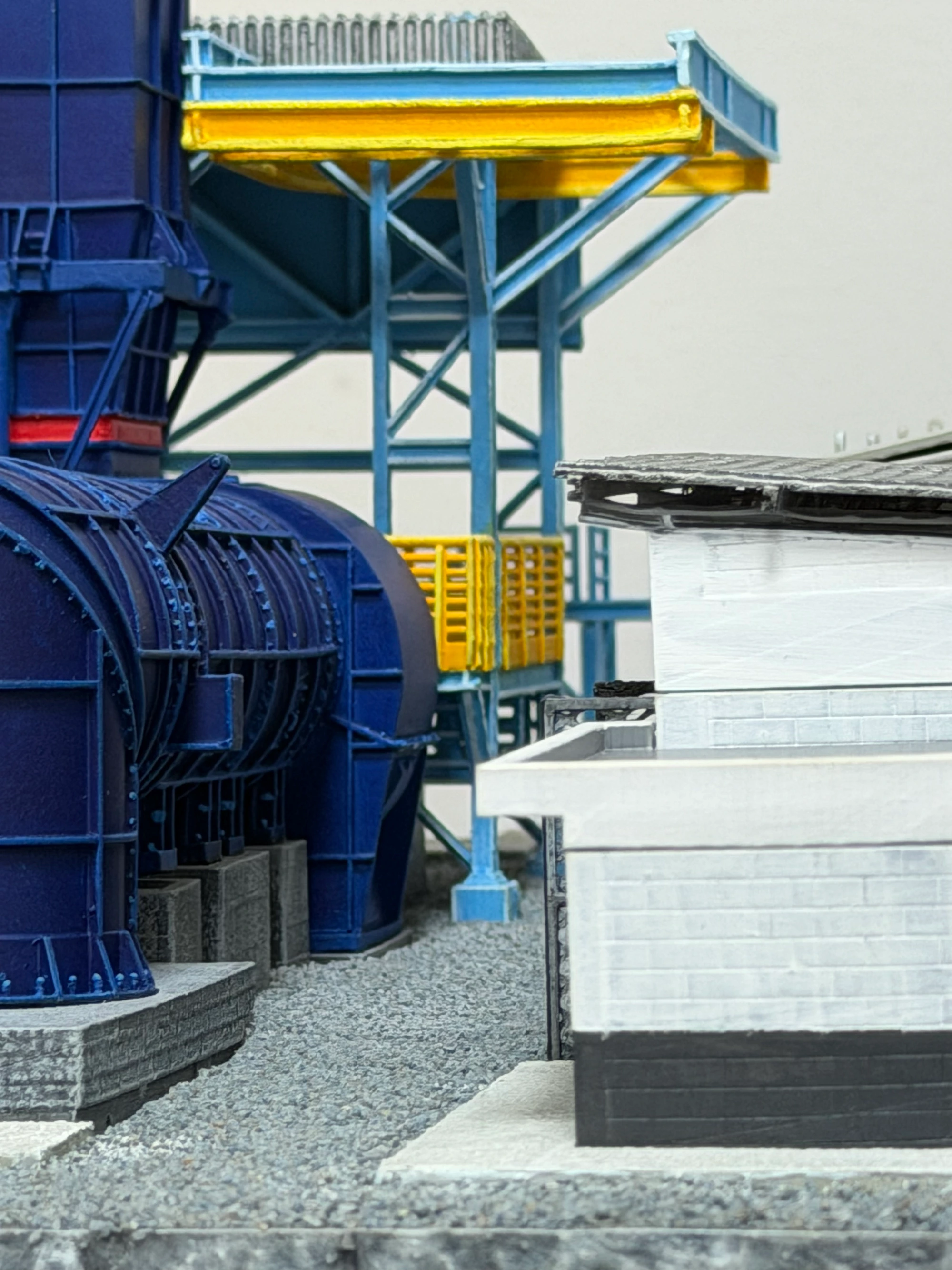 Maquete Industrial — detalhe 2