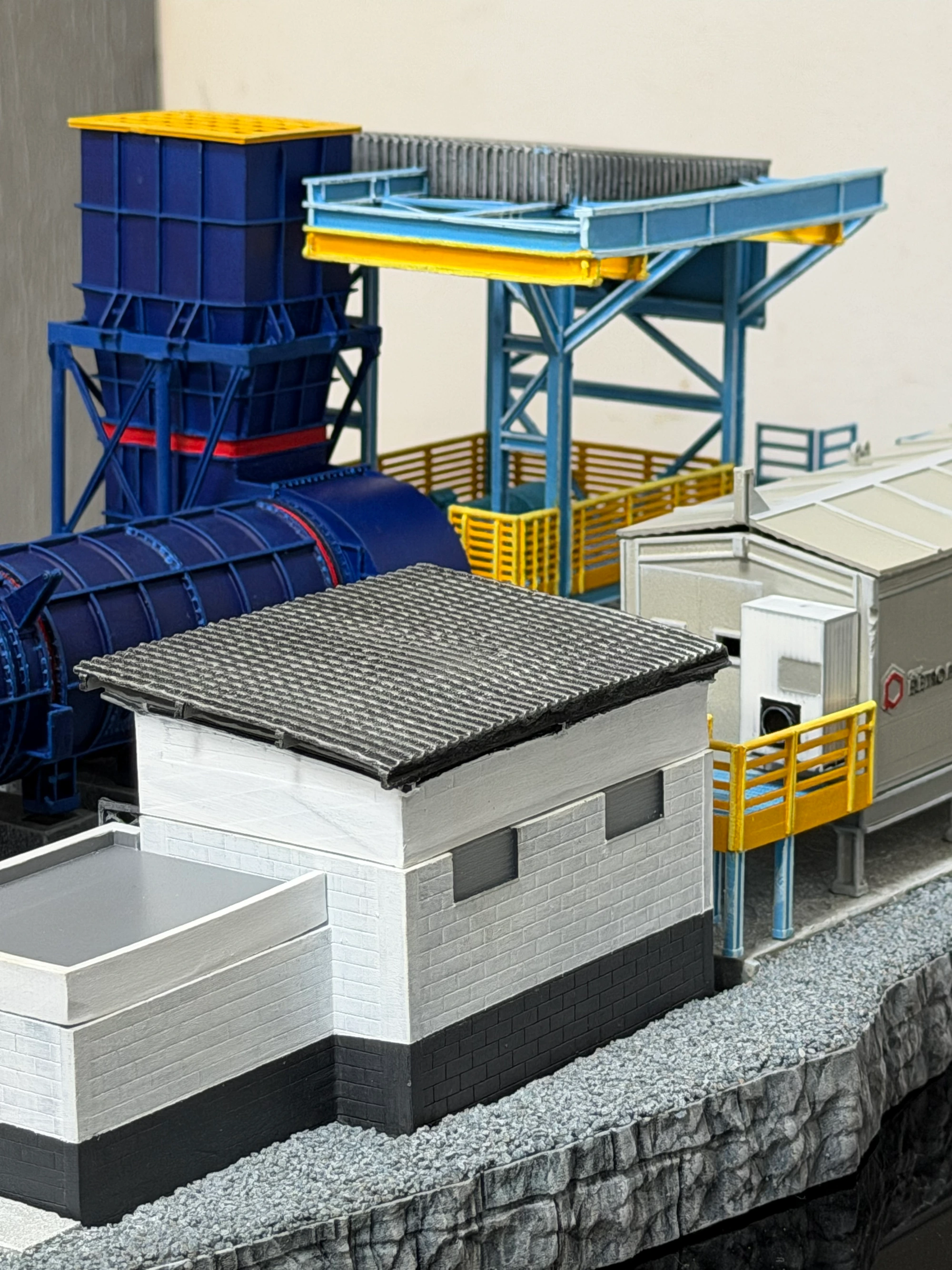 Maquete Industrial — detalhe 3